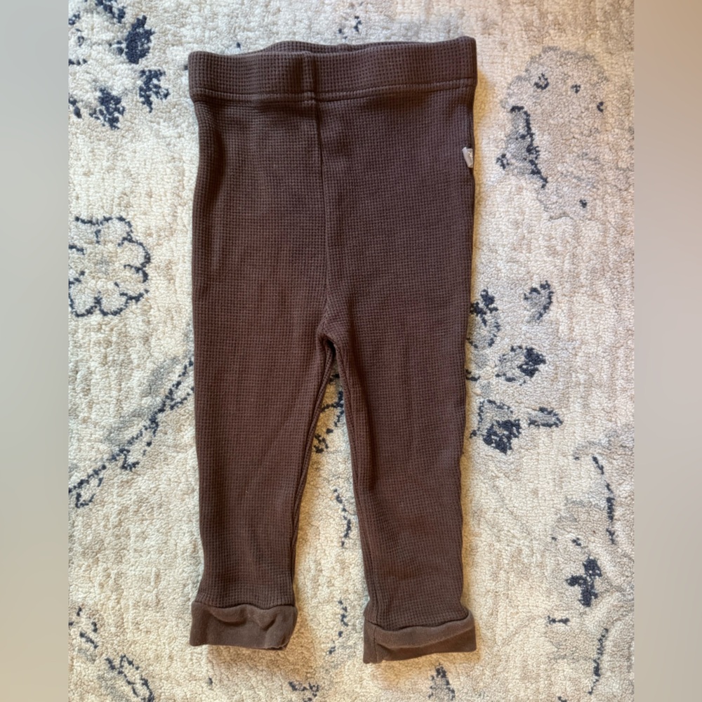 Waffle Pants- Guomi/ 12-18m/ brown/ vguc